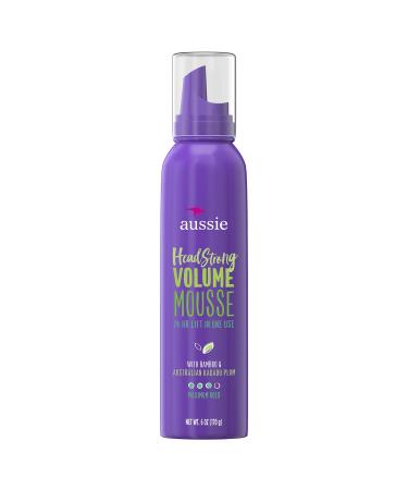 Aussie Headstrong Volume With Bamboo & Kakadu Plum Mousse  6.0 Fl oz  4.669 Fl oz