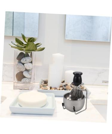 FOMIYES 2 Sets Beard Brush & Shaving Supplies - Professional Shaving Brush Holder & Soap Mug for Men | Ultimate Beard Care Essentials - Buy Online on SooperMarket.com