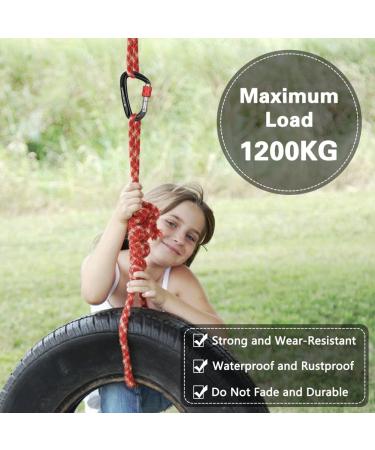 Flintronic Twist Lock Aluminum Carabiner Hook - 12KN Black - Ideal for Hammocks Swings Camping & Fishing - Durable Outdoor Equipment - Buy Online on SooperMarket.com