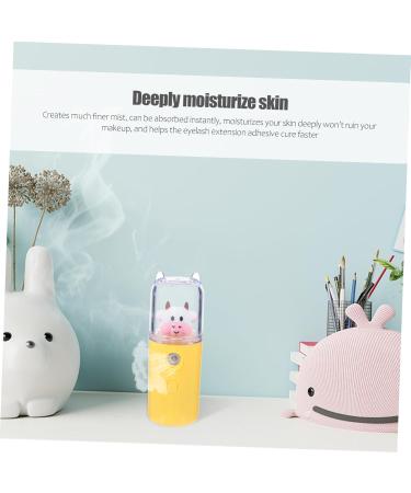 Moisturizer Air Diffuser Small Humidifier Plant Pocket Size Humidifier Face Steamer 3.8x3.8x10.8cm Yellow - Buy Online on SooperMarket.com