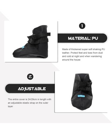 Black Winter Plantar Fasciitis Socks - Healeved All-Wrapped Foot Rain Protector for Leg Injuries & Post-Surgery Recovery - Buy Online on SooperMarket.com