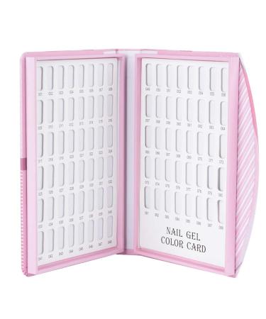 Nail Gel Polish Display Book Nail Polish Gel Color Display Card Acryl Gel Tips Manicure Salon Accessory(02)