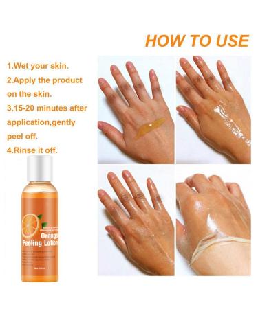 Korean Orange Peel Lotion- Whitening Peel Gel Dead Skin Remover Exfoliator (1 Bottle) - Buy Online on SooperMarket.com