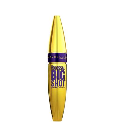 Maybelline New York Volum' Express The Colossal Big Shot Washable Mascara  Blackest Black  0.33 fl. oz.