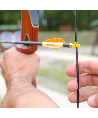 Gejoy 40 Pieces Nock Points Archery String Nocking Points for Compound and Recurve Bow - Buy Online on SooperMarket.com