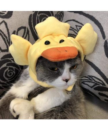 Cute Animal Headgear Hat for Cats & Dogs | Sweet Duck Costume with Wings - Perfect Pet Decoration - Buy Online on SooperMarket.com