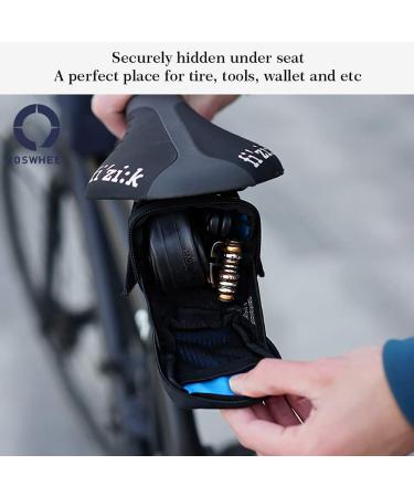 Roswheel 131470 Water Resistant Bike Saddle Bag - Large Under Seat Pouch for Cycling Accessories - Buy Online on SooperMarket.com