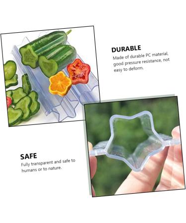 SUPVOX 6 pcs Vegetables Stencil Clear Growing Garden Tools Heart-Shaped Cube Gardening Growth Heart - Buy Online on SooperMarket.com