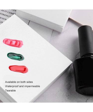Buy L Size Disposable Mixing Palette | Waterproof Makeup Paper & Double Ended Brush - Ideal for Nail Art & Painting - Buy Online on SooperMarket.com