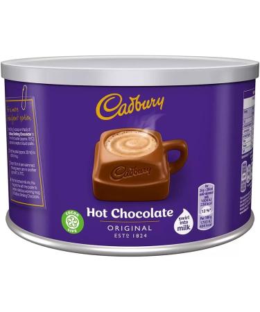 Cadbury Original Drinking Hot Chocolate Powder Add Milk 1kg | Sold by Gronets (1 Pack) Chocolate 1 Pack
