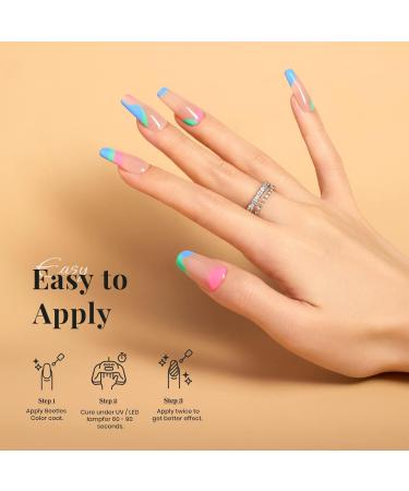 Beetles Nude Gel Nail Polish 15ml Neutral Brown Color Natural Winter Gel Polish Set Mocha Mousse Cake Translucent Soak Off U V LED Nail Lamp Nail Art Gel 0.5Oz Gift for Women Translucent Neutral Color - Buy Online on SooperMarket.com