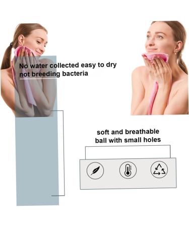 NOLITOY 6 Pcs Natural Bath Sponge Set - Body Scrubber Loofa and Shower Pouf for Men - Eco-Friendly Sponges for a Luxurious Clean Experience - Buy Online on SooperMarket.com