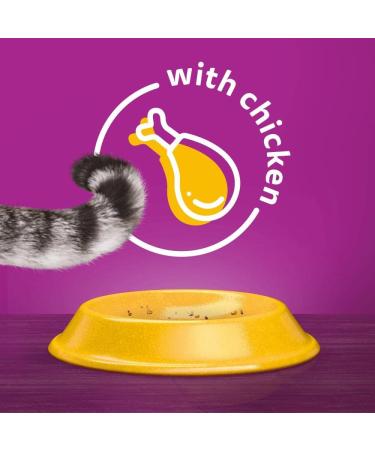 Whiskas 7+ Senior Chicken 4 x 1.9 kg Bags Senior Dry Cat Food 1.9 kg (Pack of 4) - Buy Online on SooperMarket.com