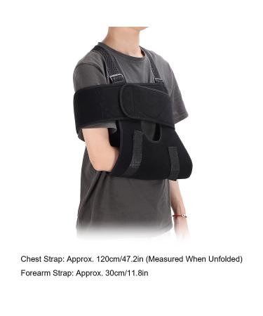 Adjustable Arm Sling Shoulder Immobilizer | Rotator Cuff Support Brace - Black - Buy Online on SooperMarket.com