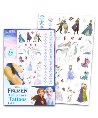 Disney Frozen Temporary Tattoos Set - 50 Pcs | Savvi Official Merchandise - Buy Online on SooperMarket.com