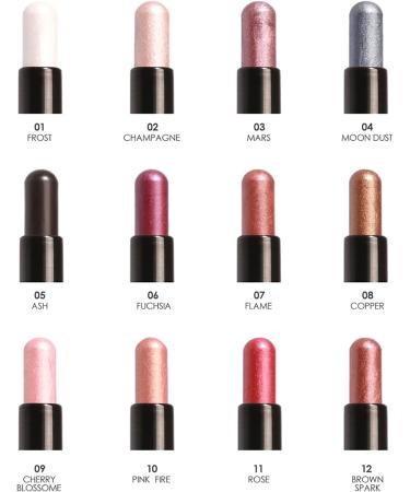 FILFEEL Eyeshadow Pencil Eyeshadow Stick Long Lasting Eye Shadow Pen Makeup Cosmetic Tool - 114mm Length Glitter (#1) - Buy Online on SooperMarket.com