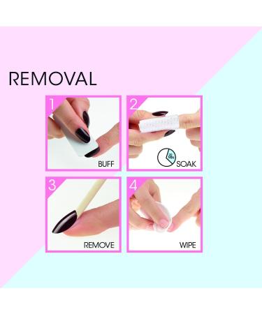 Elegant Touch Colour False Nails Steel the Night Oval Shape (previously known as After Dark) 24 Nails with Glue included & Colour Nails - Power Trip - Shimmer Dusky Rose - Oval Shape Variety Pack + Shimmer Dusky Rose - Buy Online on SooperMarket.com