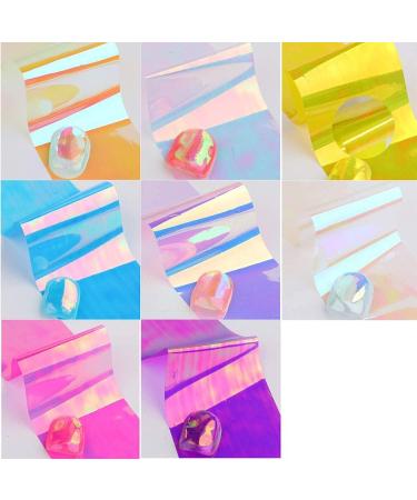 Dornail Aurora Nail Foil Stickers: Broken Glass Paper Nail Decals for Nail Art Decor - Buy Online on SooperMarket.com