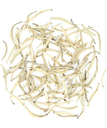 Yan Hou Tang Chinese White Silver Needle Tea Loose Leaf - 100g Natural Premium High Mountain Leaves Antioxidants for Teeth & Skin Health White Tea - Buy Online on SooperMarket.com