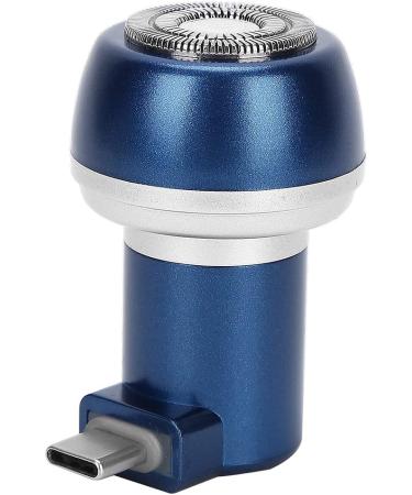 Buy Practical Beard Shaver - Magnetic Adsorption Trimmer for Home & Travel (Blue Type C Interface - Buy Online on SooperMarket.com