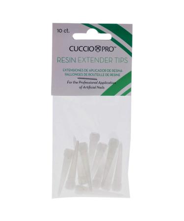Cuccio Pro - Resin Extender Tips - for Women - Nails Tips - 10 Pc White