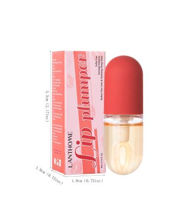 Lip Plumper Gloss Tin - Moisturizing and Fuller Lips Enhancer - Reduce Fine Lines - Watermelon Lip Care 5ml - Buy Online on SooperMarket.com