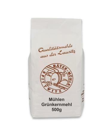 Mills Green Spelt Flour 500g - Freshly Ground Quality Green Spelt Grains from R tze Mill | Buy Internationally - Buy Online on SooperMarket.com