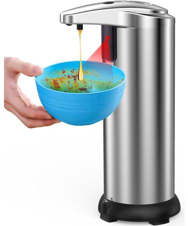 Automatic Soap Dispenser Touchless Soap Dispenser With Infrared Sensor Zwm590 (Silver One Size) Silver One Size - Buy Online on SooperMarket.com