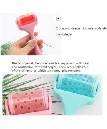 JIAHAO Ice Roller Facial Massager Ice Muscle Beauty Apparatus Ice Rolling Lifting Firming Tighten Skin Tone and Reduce Wrinkles (Pink) - Buy Online on SooperMarket.com