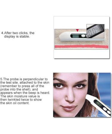 Digital Skin Moisture Detector - USB Facial Analyzer & Portable Skin Tester for Home & Salon Beauty - Buy Online on SooperMarket.com