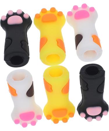 Beavorty 30 pcs Dead Skin Shears Protective case Pedicure Scissor Cover Cuticle Trimmer Cover Embroidery Scissors Cover paw Shape Protective Cases Nail Tool Modeling Silica Gel Safety Gear - Buy Online on SooperMarket.com