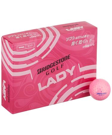 Bridgestone Lady LBWXJ Golf Ball safety pink