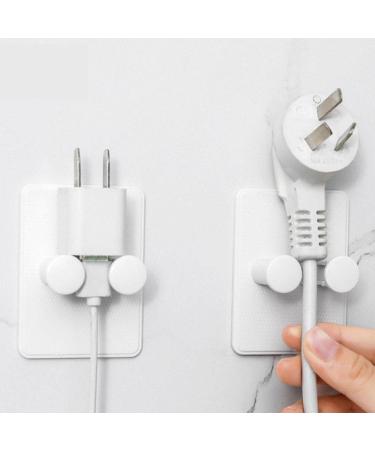 Buy Teksome Self-Adhesive Razor Hooks | Multi-Purpose Reusable Adhesive Hooks for Keys Bathroom & Towels - Large Load Capacity White - Buy Online on SooperMarket.com