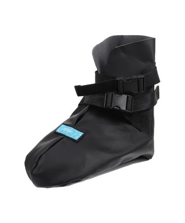 Healeved Socks Fasciitis Surgery Plaster Leg Injuries All-wrapped Weather Foot Rain Protector Brace Broken for Post Air Walker Warm Shoe Toe Cover Ankle Pu Boot Warm Winter Plantar Fasciitis Socks black M