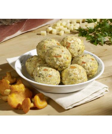 Gustos Chanterelle Dumplings - 3 Packs of Authentic South Tyrolean Mushroom Treats | 12 Pieces | International Shipping Available - Buy Online on SooperMarket.com