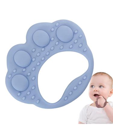 Aznever Silicone Baby Bite Ring - Montessori Toddler Teething Toy Cute Anti-Drop Design for Birthdays & Christmas - Buy Online on SooperMarket.com