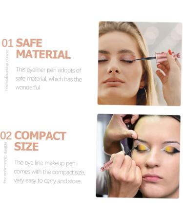 Mikinona 2pcs Liquid Eyeliner Magnetic Eyeliner Only Black Eyeliner Pencils Eyelid Glue Coloring Pigment - Buy Online on SooperMarket.com