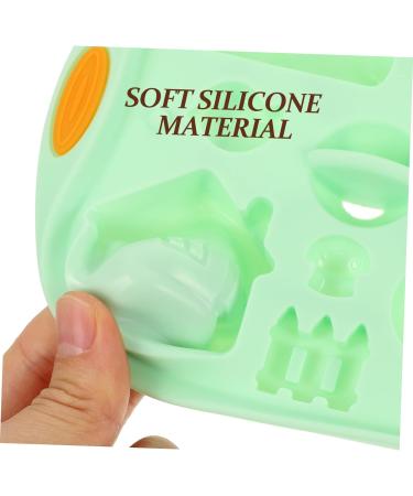 MAGICLULU Cookie Molds 3pcs Baking Tools Baby Silica Gel Flexible Decorate Milk Container 15X12X3cmx3pcs Greenx3pcs - Buy Online on SooperMarket.com