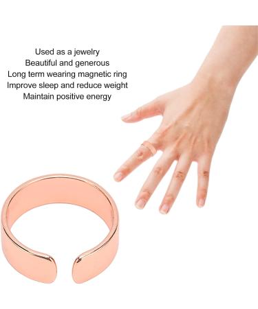 Finger Magnifying Ring for Arthritis Relief - Adjustable Health & Lymphatic Drainage Ring for Men and Women - Fatigue Relief in Elegant Rose Design - Buy Online on SooperMarket.com