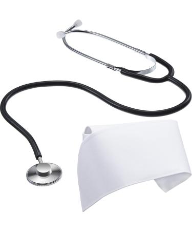 Sumind Stethoscope Nurse Hat Halloween Costume Accessory for Paramedic Doctor Nurse Cosplay Costume Accessories for Men and Women As Pictures Shown