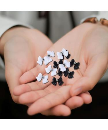 40x/Set Bowknot Nail Resin 3D Nails Art Nails Art Decoration Jewels Supplies For Nail Salons 40x/set 3d Nai Resin Bowknot Naills Art For Acrylic Nails Black No. 2 - Buy Online on SooperMarket.com