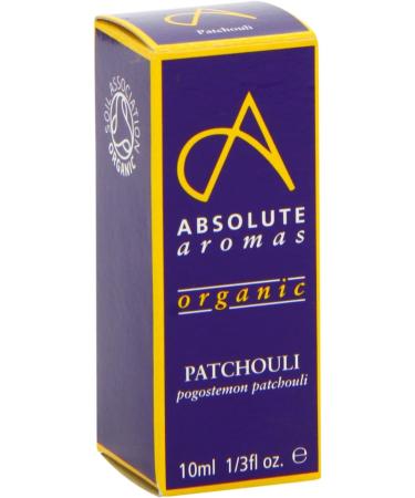 Absolute Aromas Organic Patchouli Essential Oil 10ml - 100% Pure Natural Vegan - for Diffuser & Aromatherapy - Buy Online on SooperMarket.com