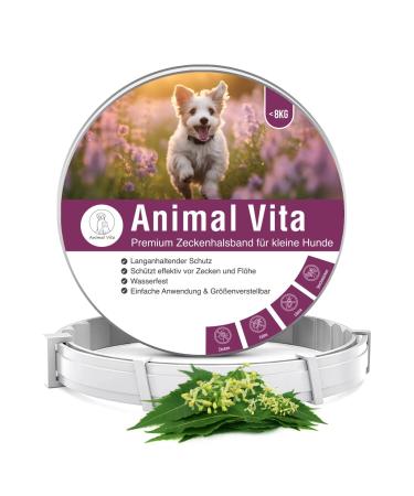 Animal Vita Premium Teck neck band for small dogs - reliable protection against ticks waterproof and size adjustable Up to 8 months of tick protection for dogs