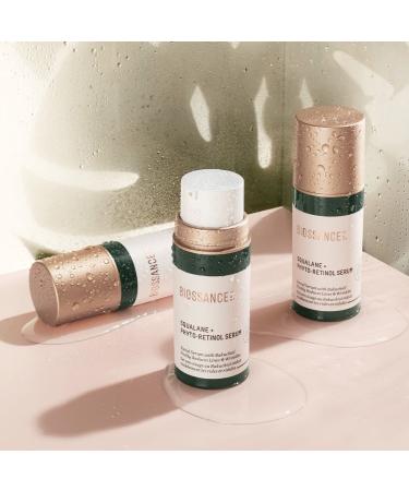 Biossance Squalane + Phyto-Retinol Serum with Bakuchiol, Niacinamide & Hyaluronic Acid - 1.0 oz | Anti-Aging & Sun Damage Treatment | Safe for Sensitive Skin - Buy Online on SooperMarket.com
