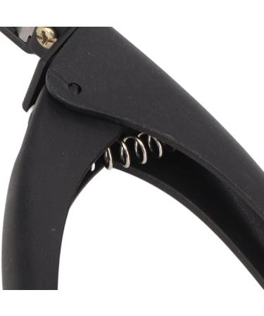 Nail Tip Cutter Stainless Steel DIY Portable False Nail Tip Clipper Adjustable for Round Nail(Black) - Buy Online on SooperMarket.com