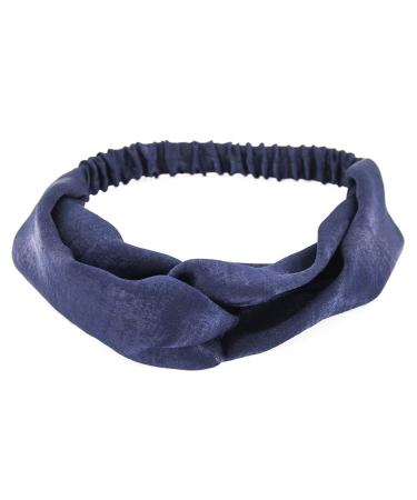 Yeshan Women's Silk Satin Criss Cross Headbands - Pack of 8 Mixed Colors - Buy Online on SooperMarket.com