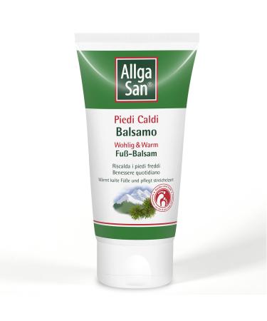 Allga San Warm Foot Balm warming foot cream 75 ml moisturising with mugo pine oil ginger and gentian