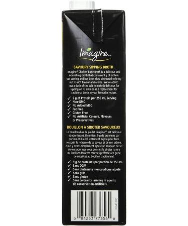 Imagine Chicken Bone Broth 946mL (Pack of 12) Black 78.83 ml (Pack of 12) - Buy Online on SooperMarket.com