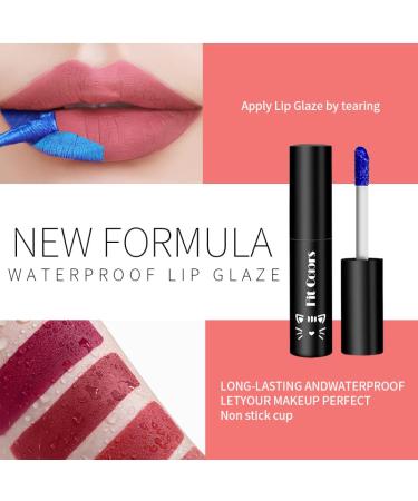 AKARY Peel Off Lip Stain Lip Tint Matte Lipstick - Waterproof, Long Lasting Liquid Lipstick, Nonstick Cup Tear-off Lip Gloss for Women Girls - 05 - Buy Online on SooperMarket.com