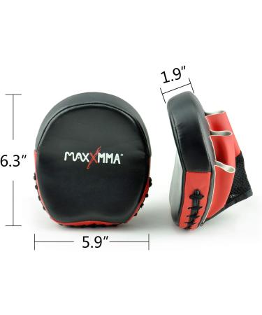 MaxxMMA Micro Focus Punch Mitts - Boxing MMA Training & Fitness Gear - Buy Online on SooperMarket.com